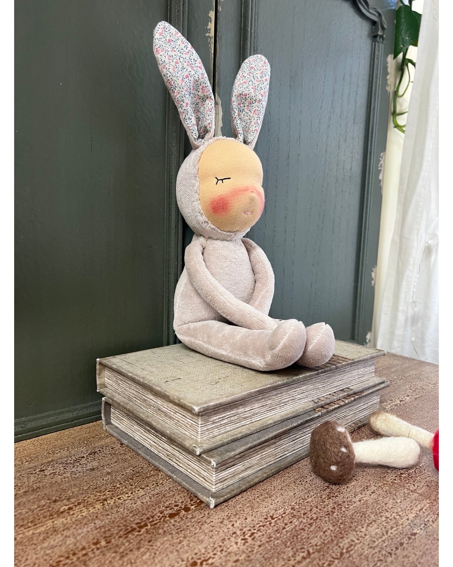 Cuddle Bunny_Black Beans Dyed Warm Grey
