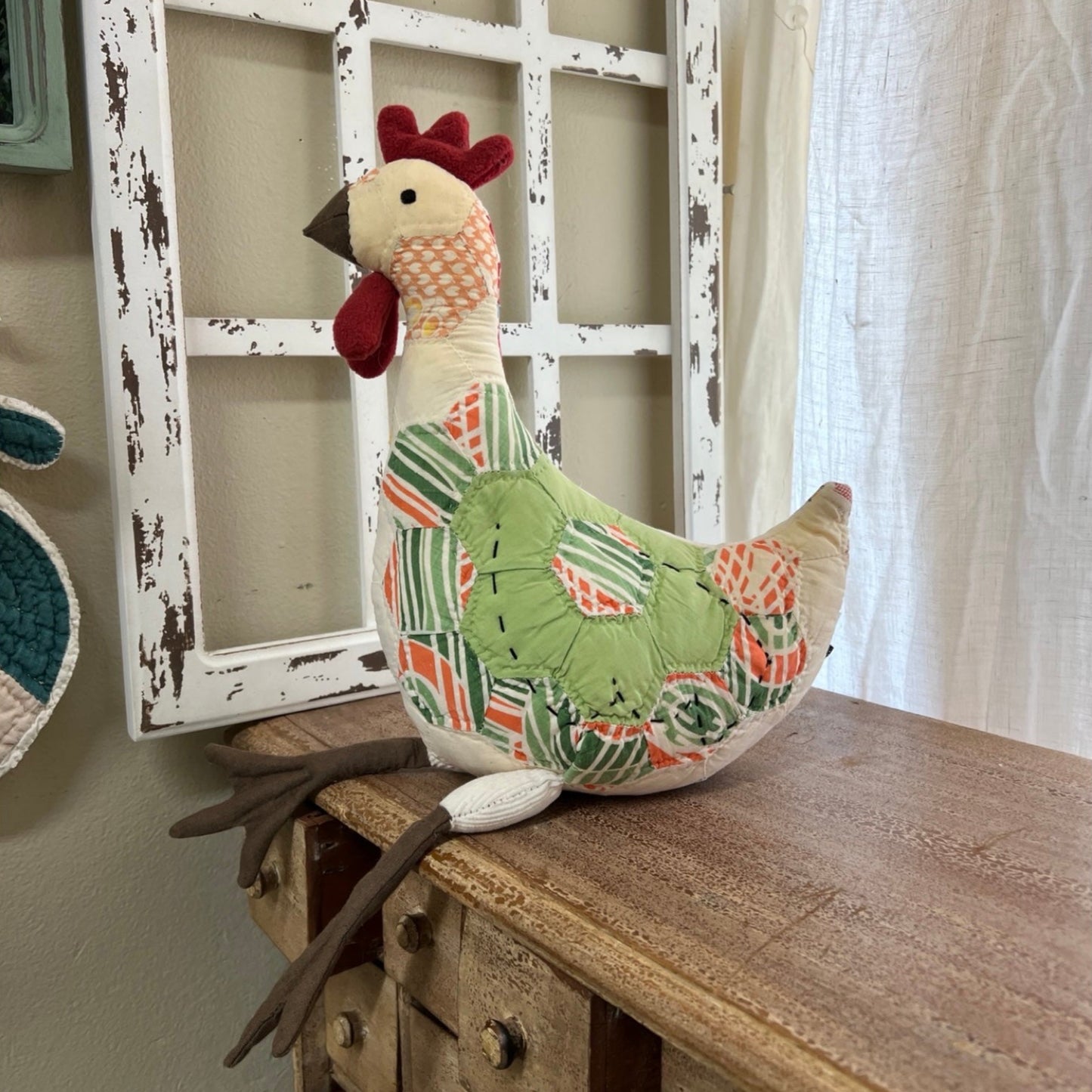 Vintage Quilt Chicken No.1