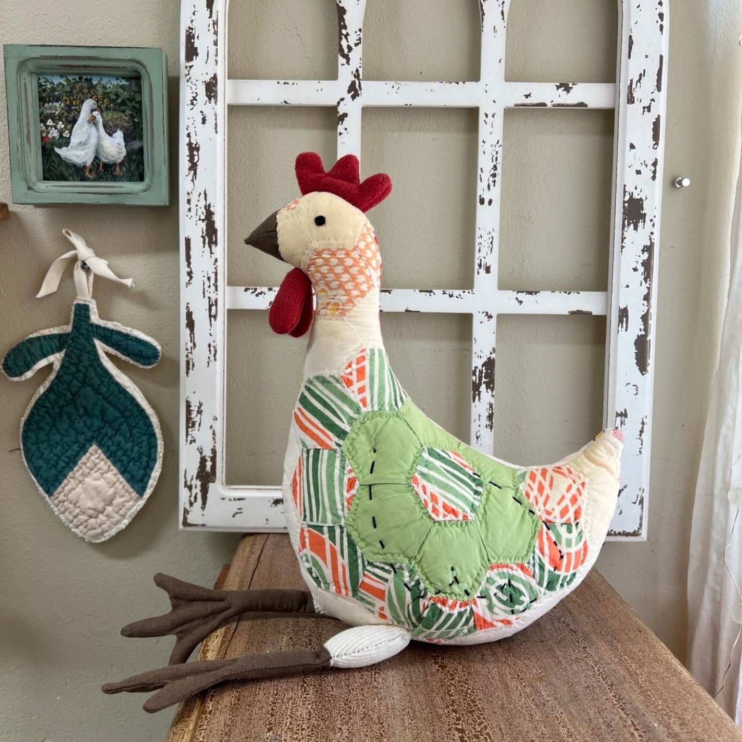 Vintage Quilt Chicken No.1