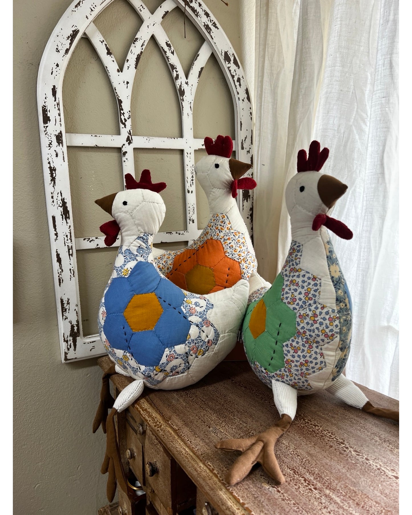 Vintage Quilt Chicken No.17