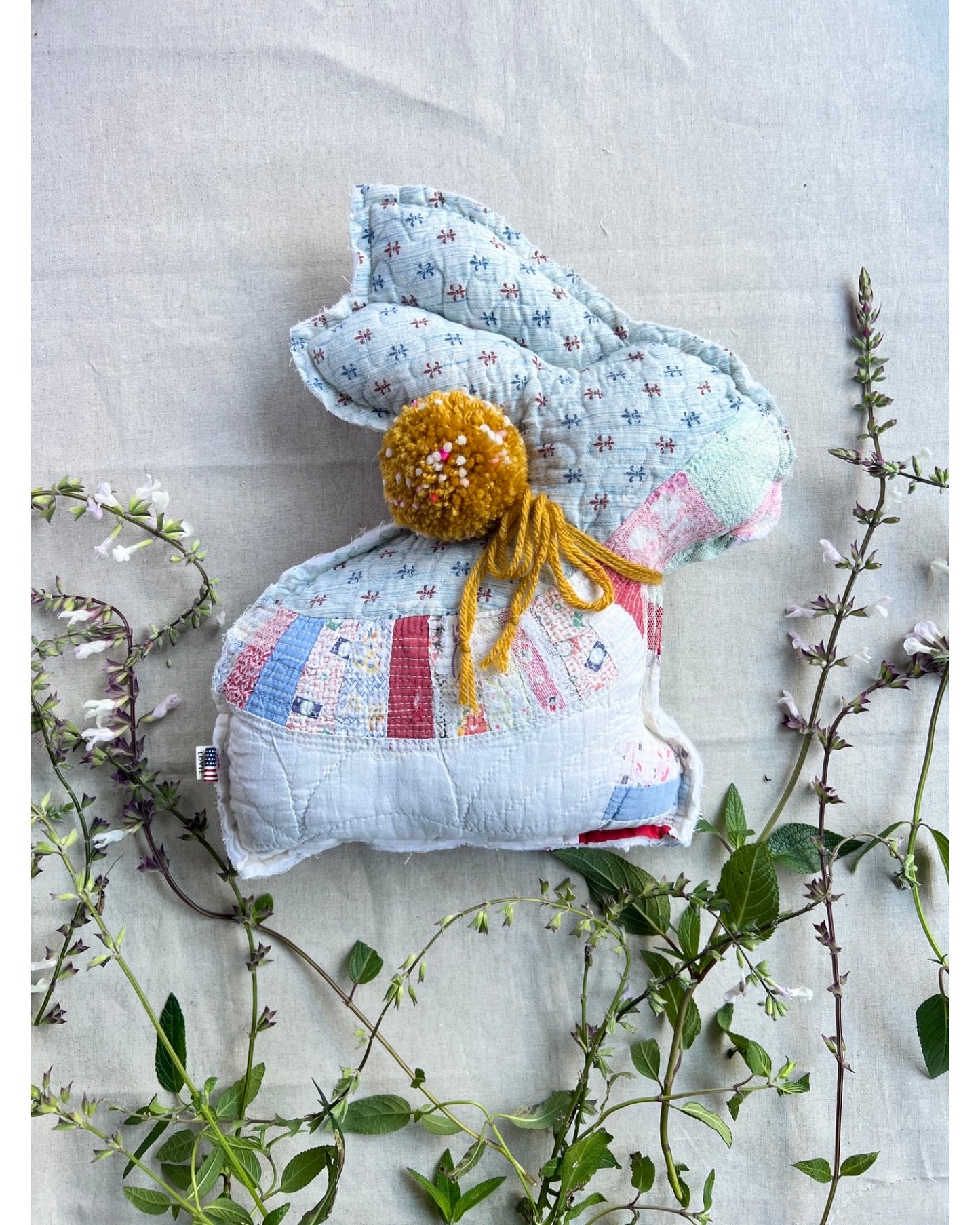 Vintage Quilt Bunny No. 4